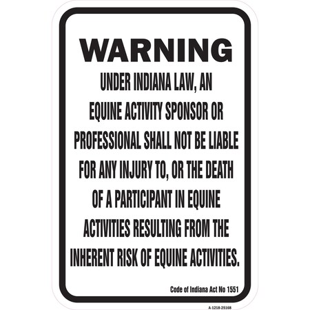 Signmission Safety Sign, 12 in Height, Aluminum, 18 in Length, 25168 A-1218-25168